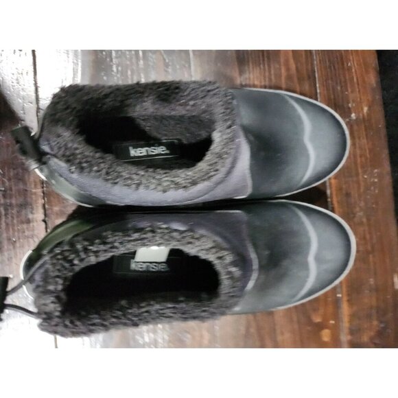 NEW Kensie Carmella Waterproof Black Rain Bootie/8M - Picture 8 of 9